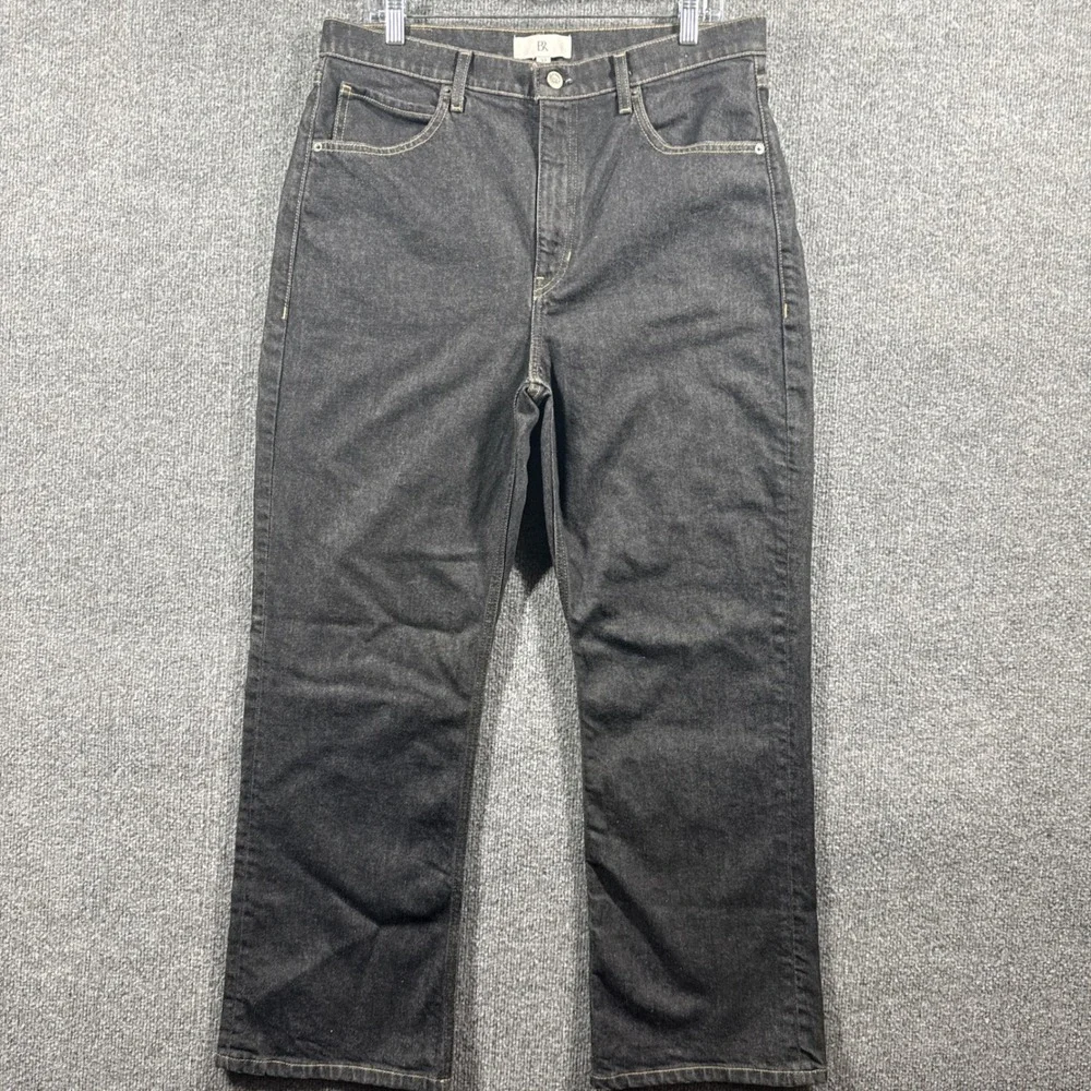 Banana‎ Republic Jeans Mens 32x29 Black Rinse Wash Slim Stacked Bootcut